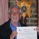 Man receiving an award