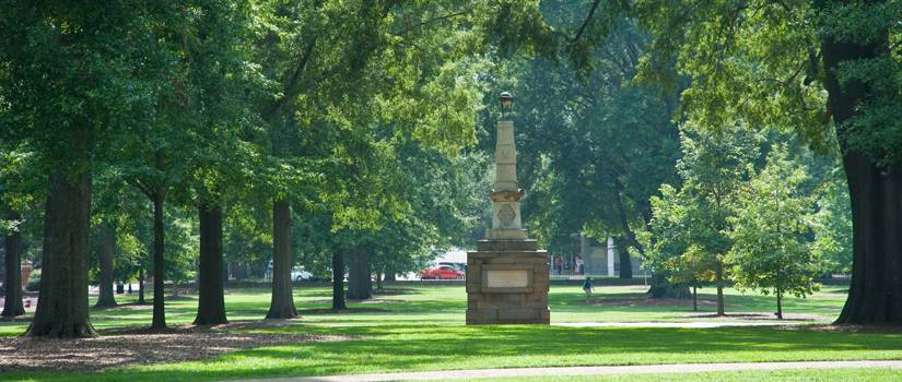 Maxcy Monument on the Horseshoe