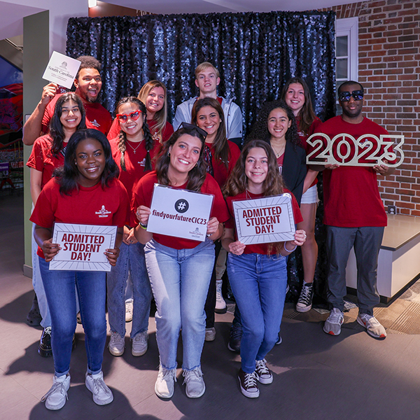 Ambassadors at Admitted Students Day