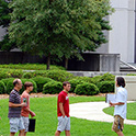 tour group outside swearingen