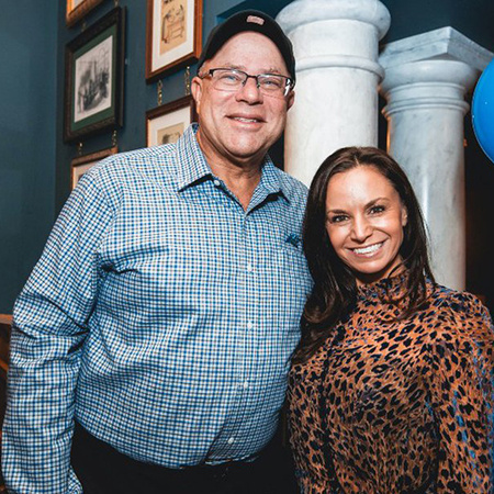 David and Nicole Tepper smiling