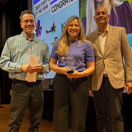 Staff Member of the Year Kim Boone