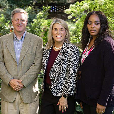 Collin Crick, Tina Weeks Weaver and Jasmyn Herman