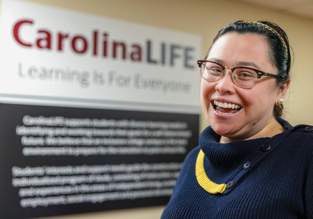 Ruth Bollinger smiles for the camera.