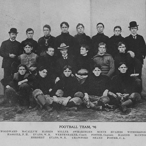 A historic photo of the 1892 gamecock football team